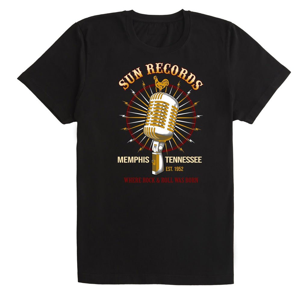 ELVIS PRESLEY エルヴィスプレスリー (生誕 90周年 ) - Microphone Logo / Tシャツ / メンズ - PGS
